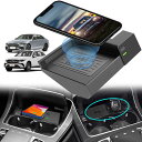 車のワイヤレス充電器対応メルセデスベンツ C クラス GLC (2015-2022) センター コンソール アクセサリー パネル C300 C43 C63 C6...