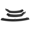 BMW 3シリーズ F30 / F35 2013-2019 用 フロントスポイラー 3個セット ブラック / カーボンルック リップスプリッター ボディキット リップ ディフレクター リップ 2 グロスブラック(2)