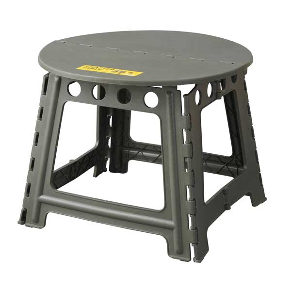 乐天商城 - クラフターテーブル サークル グリーンW58×D58×H46cm 折りたたみ可能 持ち運び簡単 屋内でも屋外でも