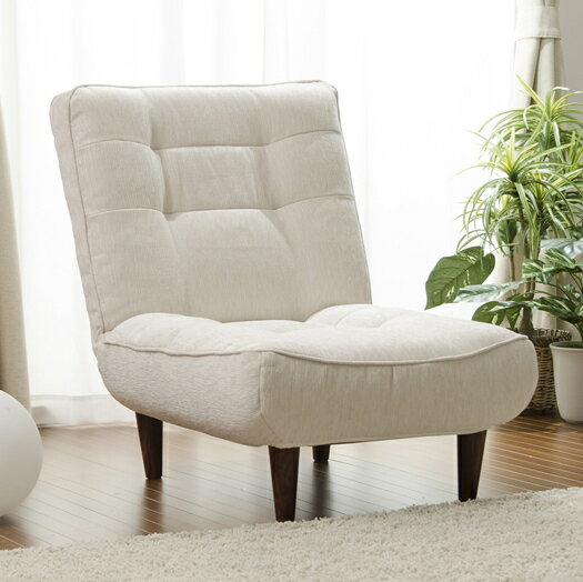 LULU 1Pソファ ポケットコイルスプリング入り 樹脂脚 150mm [カシコングレー]