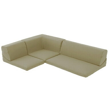 乐天商城 - 【IORI】和楽の庵　コーナー3点 ローソファセット [ダリアンベージュ]