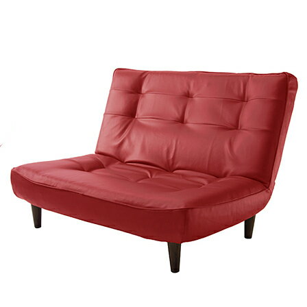 Rakuten - LULU ハイバックソファA40 樹脂脚S 150mm [PVCレッド]