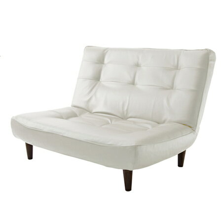 Rakuten - LULU ハイバックソファA40 樹脂脚S 150mm [PVC アイボリー]