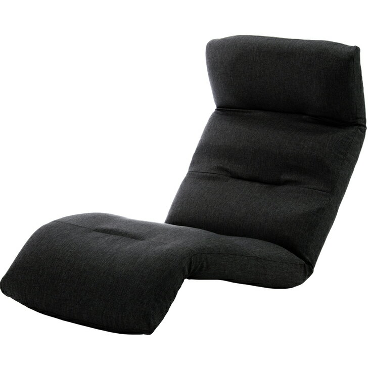 Rakuten - 和楽の雲　日本製座椅子・2タイプ・リクライニング付きチェアー下タイプ [ダリアン ブラック]