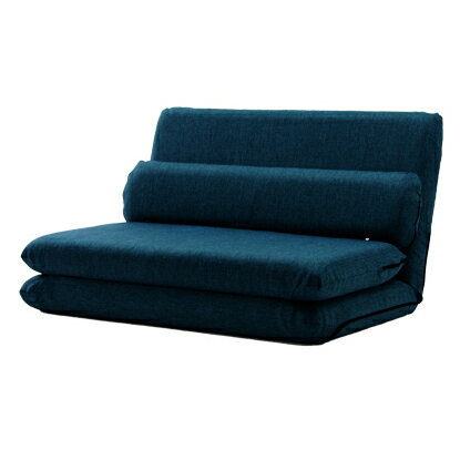乐天商城 - MORIITO カバーが外せて洗濯可能　選べる6色カバーリングソファベッド[タスク ネイビー]