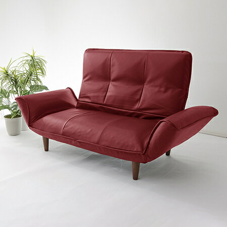 Rakuten - KAN highback　ソファ　A316 樹脂脚S 150mm [PVC レッド]