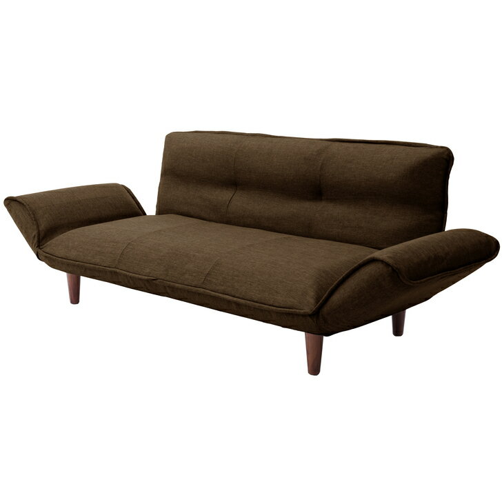 Rakuten - KAN-3Pカウチソファ　A652p 樹脂脚150mm [ダリアン ブラウン]