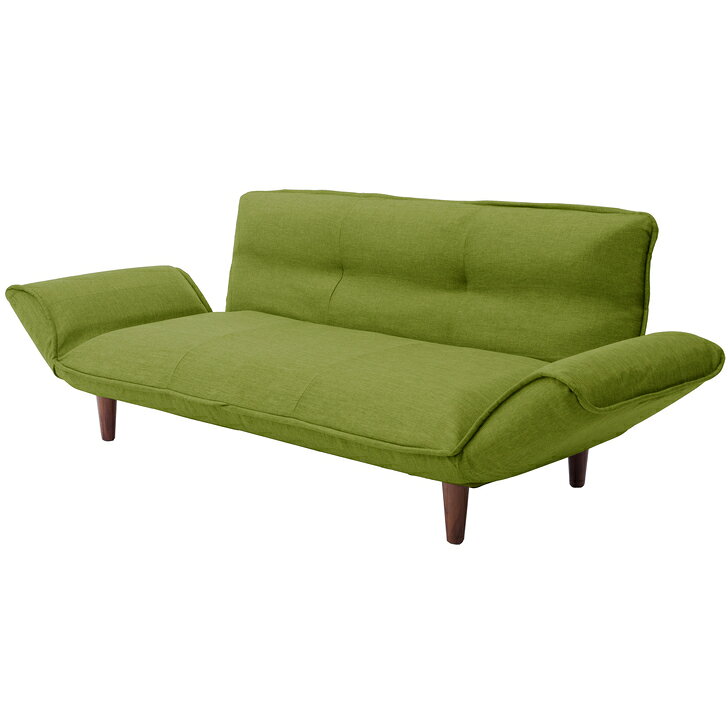 Rakuten - KAN 3Pカウチソファ　A652p タスク 樹脂脚150mm [タスクグリーン]