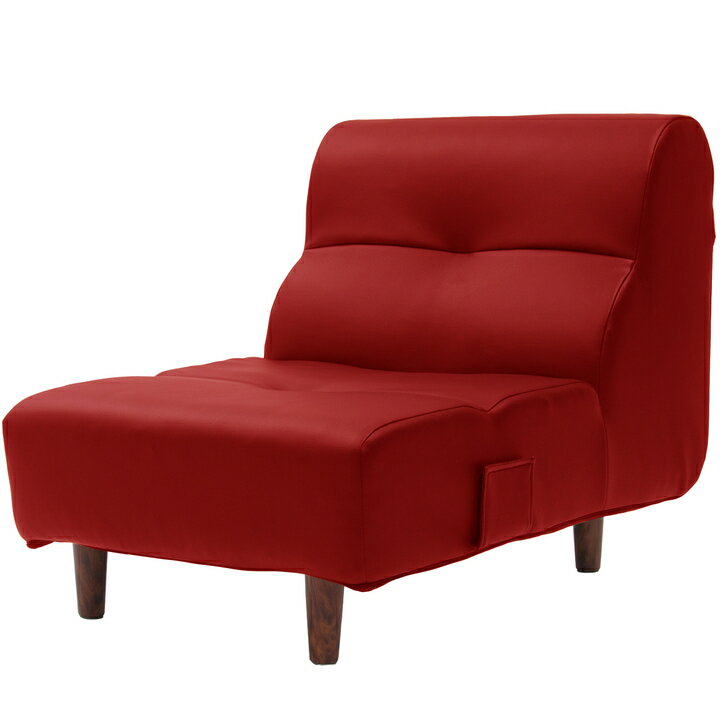 乐天商城 - Augustソファ 1人掛【バラ】 樹脂脚S 150mm　A529-S [PVCレッド]