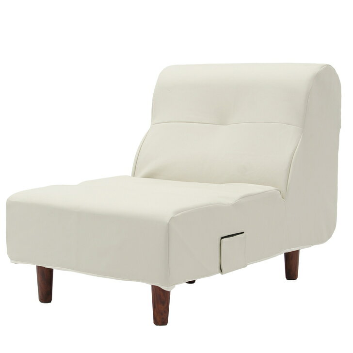 乐天商城 - Augustソファ 1人掛【バラ】樹脂脚S 150mm　A529-S [PVCアイボリー]