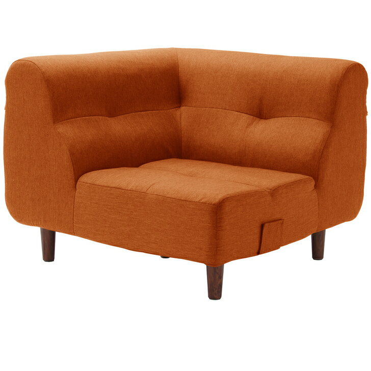 Rakuten - Augustソファ コーナー【バラ】樹脂脚T　200mm　A529-C [タスクオレンジ]