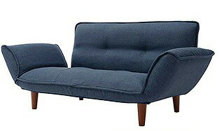 Rakuten - 和楽 カウチソファ 2P KAN 【デニム調 インディゴブルー】