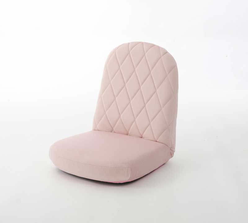 女性の部屋になじむ座椅子 a1104 【ピンク】