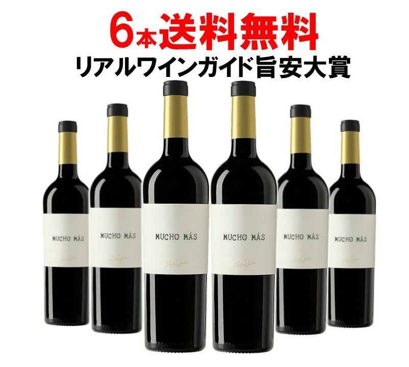 ムーチョ マス 赤 フェリックス ソリス アヴァンティス 750ml 6本 まとめ買い セット スペイン 赤ワイン 人気 ワイン 送料無料 コスパ お得 6本セット ムーチョマス やや甘口 ミディアムボディ デイリー 箱買い ムーチョ・マス Mucho Mas 旨安 業務用 瓶 ケース