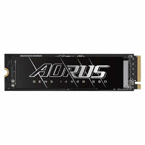 【10%ポイント・要エントリー】GIGABYTE AORUS Gen5 14000 SSD 容量2TB M.2(2280) 3D TLC 3.5mm｜AG514..
