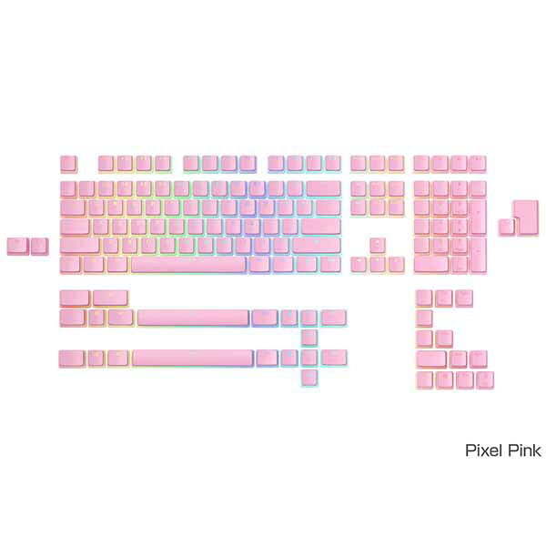 Glorious Aura Keycaps V2 - Pixel Pink キーキャップセット ピンク｜GLO-KC-AURA2-P
