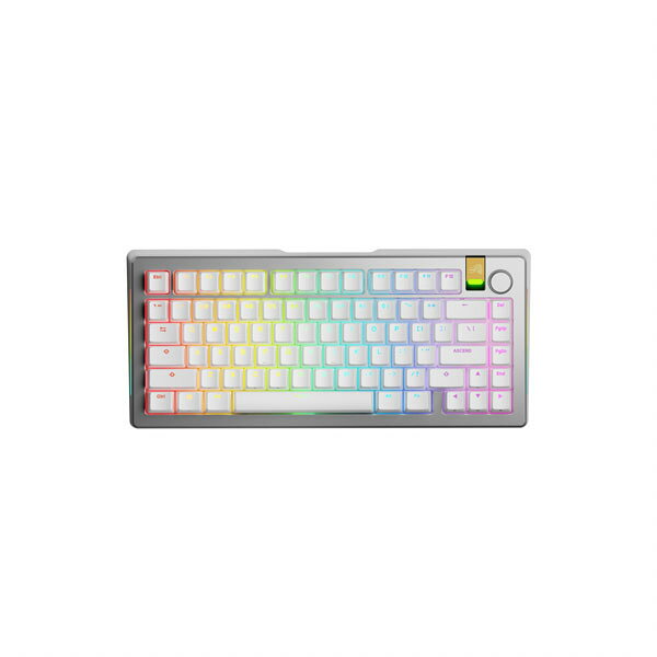 Glorious GMMK 3 PRO HE 75% Prebuilt Wireless Silver - US 無線ゲーミングキーボード 英語配列 シルバー｜GLO-KB-GMMK3-PRO-75-PB-HE-WL-SIL-US