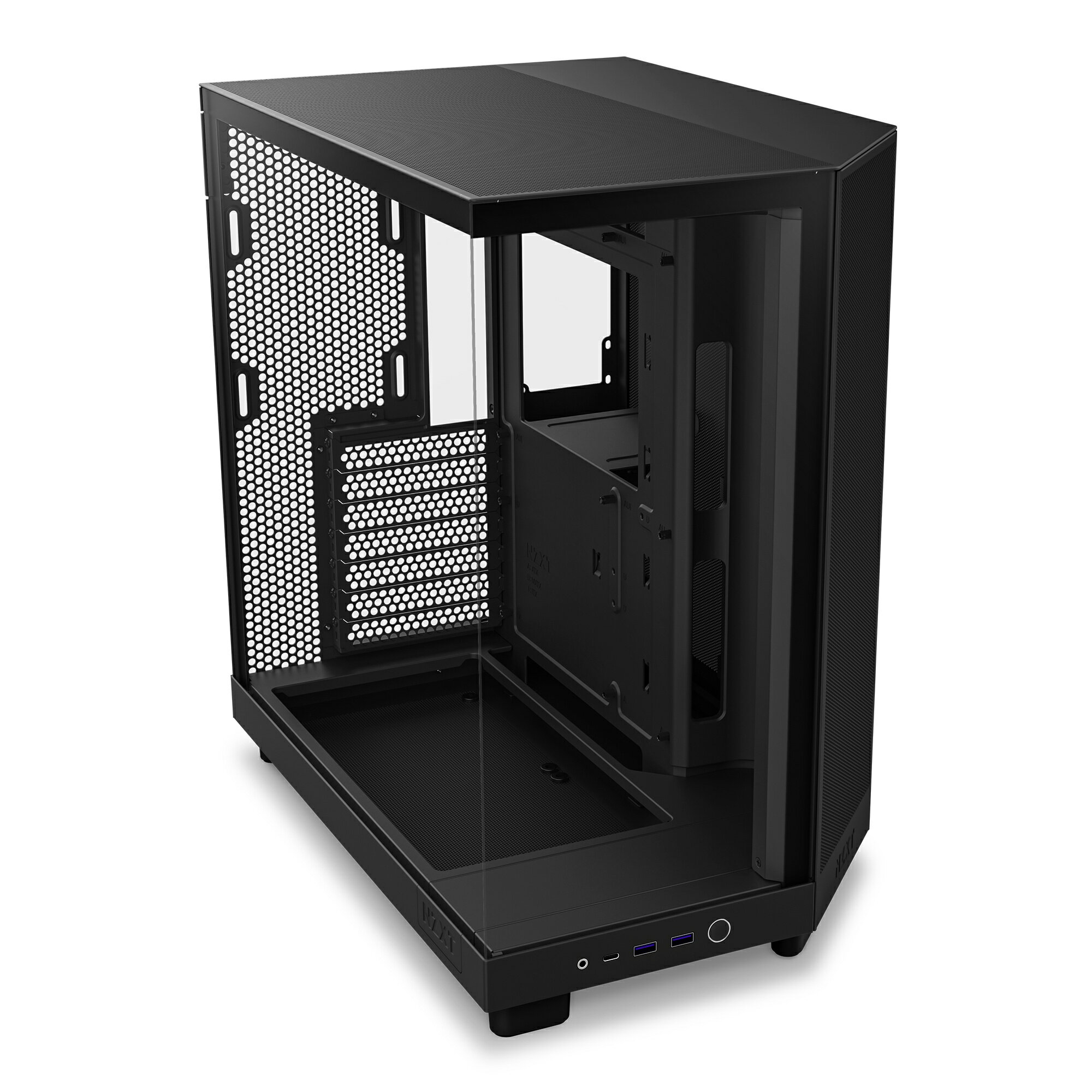 NZXT H6 Flow Black �ԥ顼�쥹�ǥ����� �ߥɥ륿������� �֥�å���CC-H61FB-01