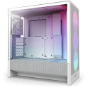 NZXT H5 Flow RGB v2 White ミドルタワーケース ホワイト|CC-H52FW-R1(2)