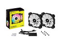 Corsair iCUE SP140 RGB ELITE with iCUE Lighting Node CORE -Dual Pack- (コントローラー付属...