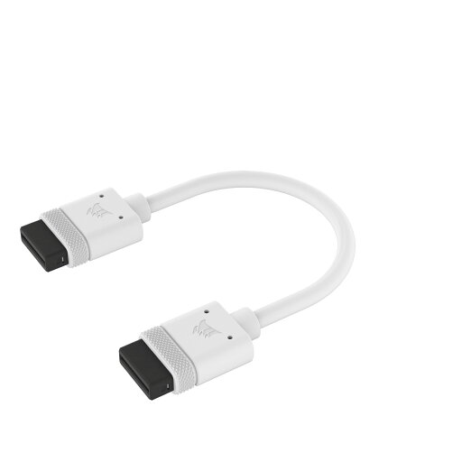 Corsair iCUE LINK Cable, 2x 100mm with Straight connectors, White iCUE LINK対応デバイスを接続するストレートケーブル ホワイト|CL-9011129-WW Corsair iCUE LINK Cable, 2x 100mm with Straight connectors, White iCUE LINK対応デバイスを接続するストレートケーブル ホワイト|CL-9011129-WW
