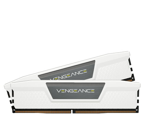 Corsair 64GB(32GBx2) DDR5 5600MT/s (PC5-44800) 40-40-40-77 UDIMM XMP 3.0 VENGEANCE ホワイト PCB 1.25V|CMK64GX5M2B5600C40W Corsair 64GB(32GBx2) DDR5 5600MT/s (PC5-44800) 40-40-40-77 UDIMM XMP 3.0 VENGEANCE ホワイト PCB 1.25V|CMK64GX5M2B5600C40W