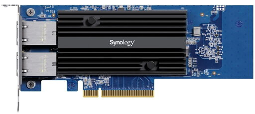 Synology デュアルポート10GbE 10GBASE-Tアドインカード|E10G30-T2 Synology デュアルポート10GbE 10GBASE-Tアドインカード|E10G30-T2