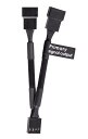 Thermaltake TTMOD PWM Fan 4 Pin Y-Cable 3Pack ファン2基接続用分岐ケーブル 3本パック|AC-060-CO1OTN-F1