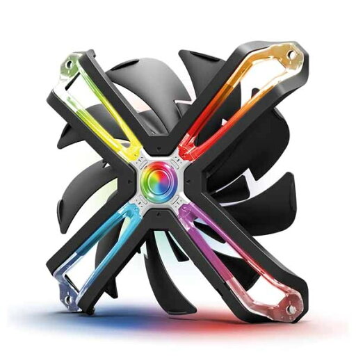 ZALMAN ZM-SF140 アドレサブルRGB LED搭載 X型フレーム デュアルブレードファン 140mm ZALMAN ZM-SF140 アドレサブルRGB LED搭載 X型フレーム デュアルブレードファン 140mm