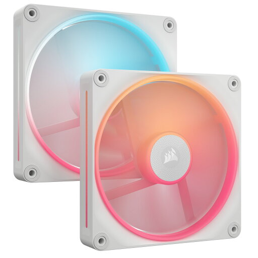 CORSAIR iCUE LINK LX140-R RGB WHITE Dual Reverse Fans Starter Kit 140mmファンx2 スターターキット ホワイト|CO-9051056-WW CORSAIR iCUE LINK LX140-R RGB WHITE Dual Reverse Fans Starter Kit 140mmファンx2 スターターキット ホワイト|CO-9051056-WW