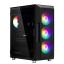 ZALMAN i3 NEO BLACK RGBファン4基装備 ミドルタワー型PCケース ブラック|I3 NEO BLACK