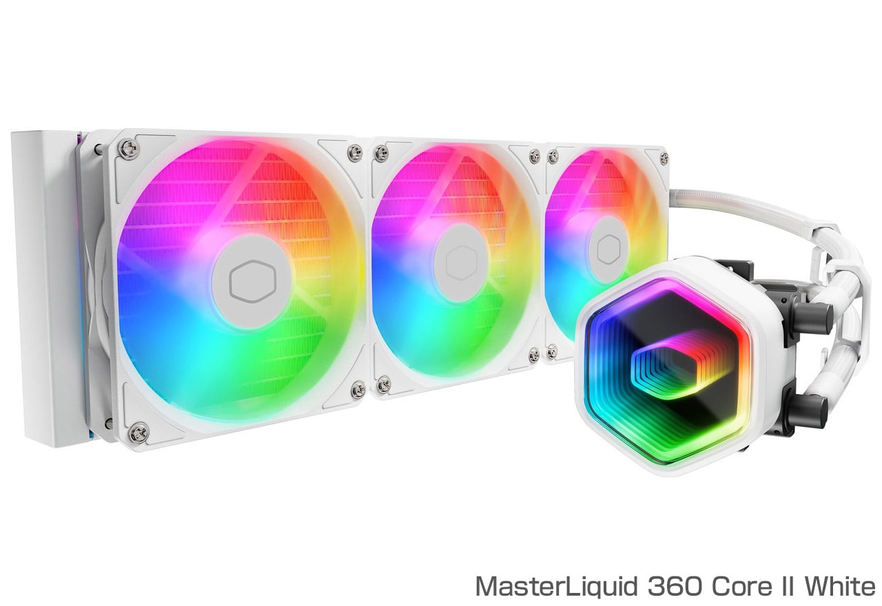 Cooler Master MASTERLIQUID 360 Core II White 水冷一体型CPUクーラー ホワイト｜MLW-D36M-A18PA-RW