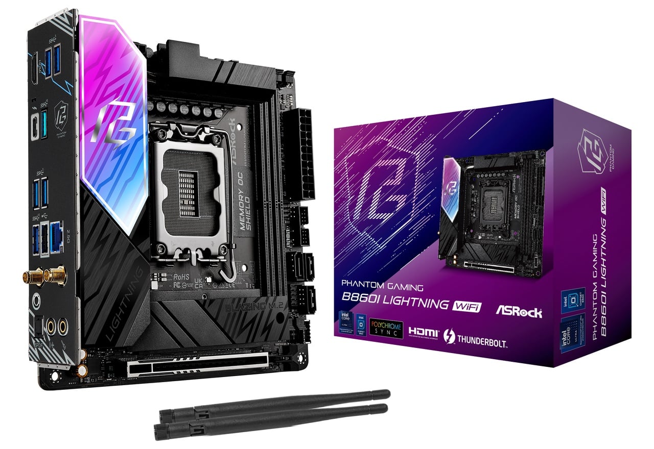 ASRock B860I Lightning WiFi Mini-ITXޥܡɡB860I Lightning WiFi