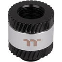 Thermaltake Pacific SF Female to Male 20mm Extender Silver Black G 1/4 メスーオス エクステンション シルバー/ブラック|CL-W392-CU00SL-A(2)