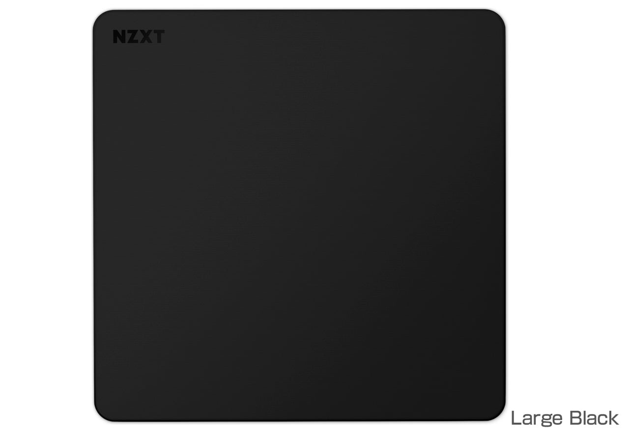 乐天商城 - NZXT ZONE Mousepad - 400x400mm Large Size - Black ゲーミングマウスパッド ブラック｜MM-LRGSP-BK