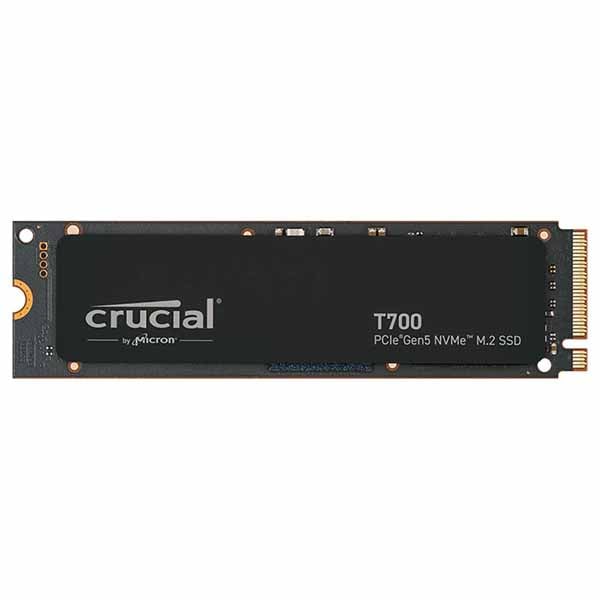 Micron(Crucial) 容量4TB M.2(2280) TLC NAND 3.8mm NVMe/PCIe Gen5 Read12400MB/s Write11800MB/s TBW..