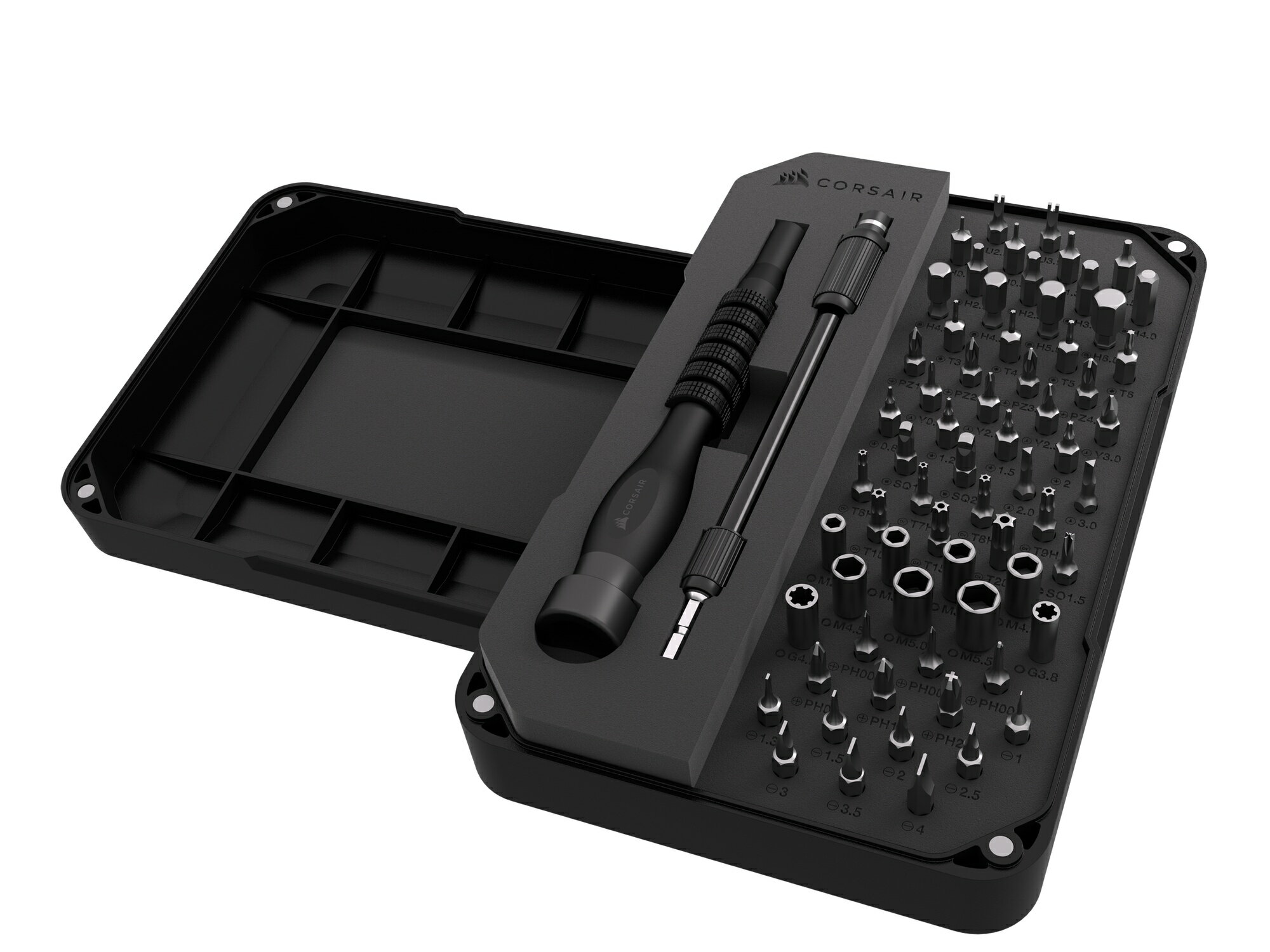 Corsair PC DIY PRECISION TOOLKIT 自作PCやDIY作業に最適な精密ドライバーキット｜CC-9310003-WW