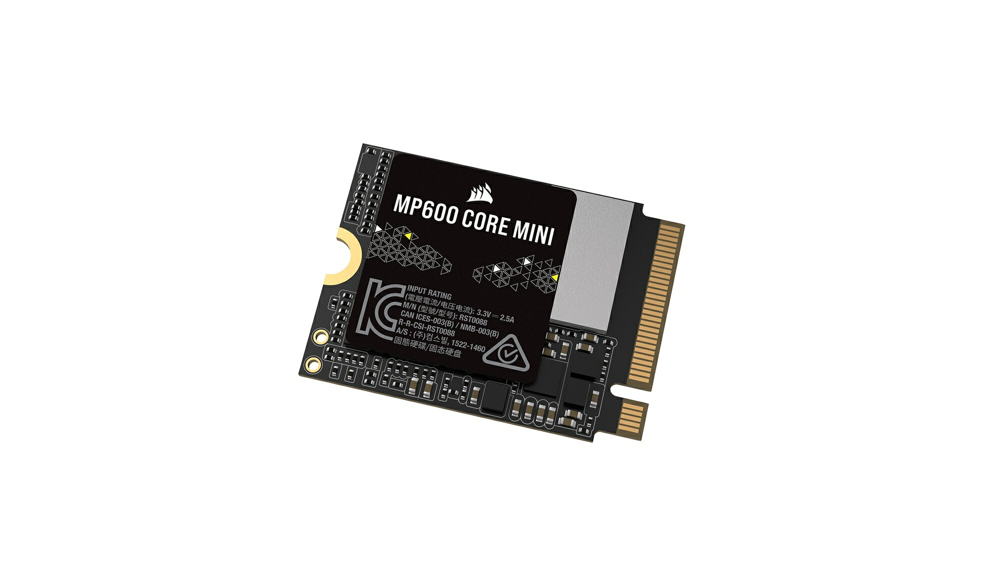 Corsair MP600 CORE MINI 容量1TB M.2(2230) 3D QLC Gen4 PCIe x4 NVMe SSD ; 5000MB/s / 3800MB/s; 25..