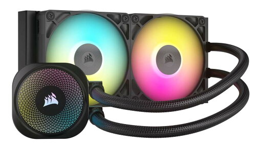 Corsair iCUE LINK TITAN 240 RX RGB 水冷一体型CPUクーラー ブラック|CW-9061016-WW Corsair iCUE LINK TITAN 240 RX RGB 水冷一体型CPUクーラー ブラック|CW-9061016-WW