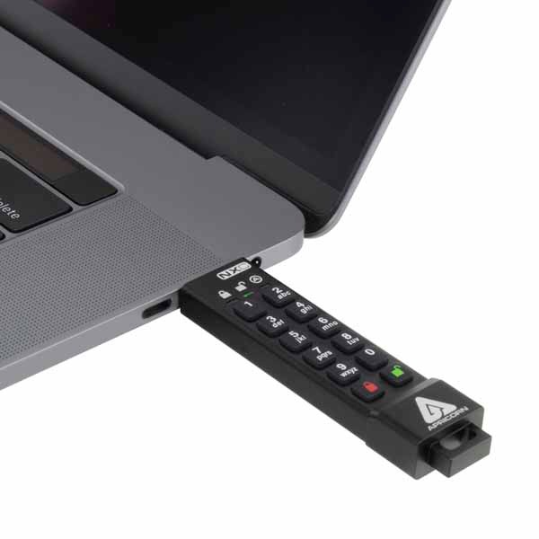 Apricorn Aegis Secure Key 3NXC - USB3.0 Flash Drive ASK3-NXC-4GB 暗号化セキュリティUSBメモリー