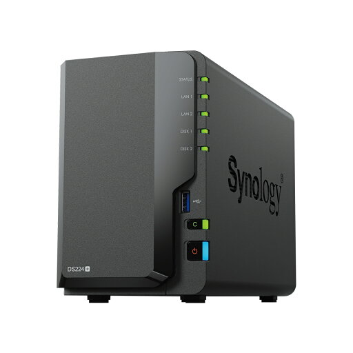 Synology DS224+ 2ベイ小型NASキット|DS224+ Synology DS224+ 2ベイ小型NASキット|DS224+