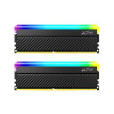 ADATA XPG SPECTRIX D45 32GB(16GBx2) DDR4 3600MHz(PC4-28800) U-DIMM RGB DUAL COLOR BOX ブラック|AX4U360016G18I-DCBKD45G(2)