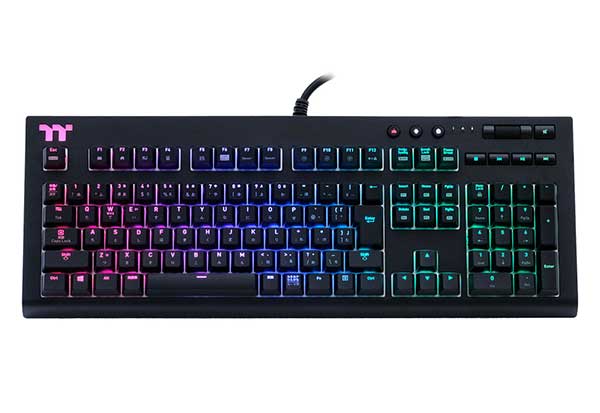 Thermaltake TT PREMIUM X1 RGB CherryMX Blue 日本語キーボード｜KB-TPX-BLBRJP-01