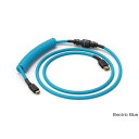 Glorious Coiled Cable - Electric Blue キーボード用USBコイルケーブル エレクトリックブルー|GLO-CBL-COIL-E...