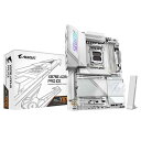 GIGABYTE X870E AORUS PRO ICE AMD X870チップセット搭載マザーボード ホワイト|X870E AORUS PRO ICE