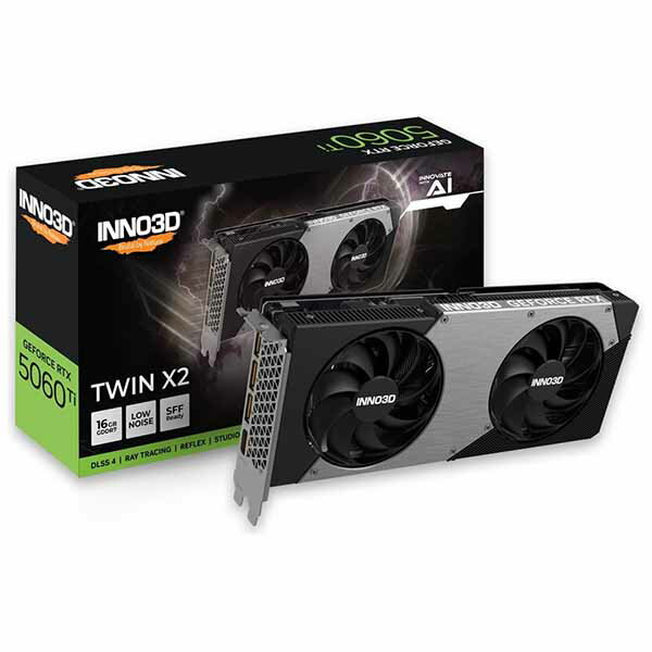 【10%ポイント・要エントリー】ELSA INNO3D GeForce RTX 5060 Ti 16GB TWIN X2 グラフィックボード｜GD..