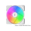 Fractal Design Aspect 14 RGB PWM White Frame 140mm径 PWMケースファン ホワイト|FD-F-AS1-1409(2)