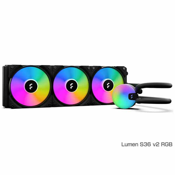 Fractal Design Lumen S36 v2 RGB ηCPU顼 120mmե3FD-W-L1-S3612