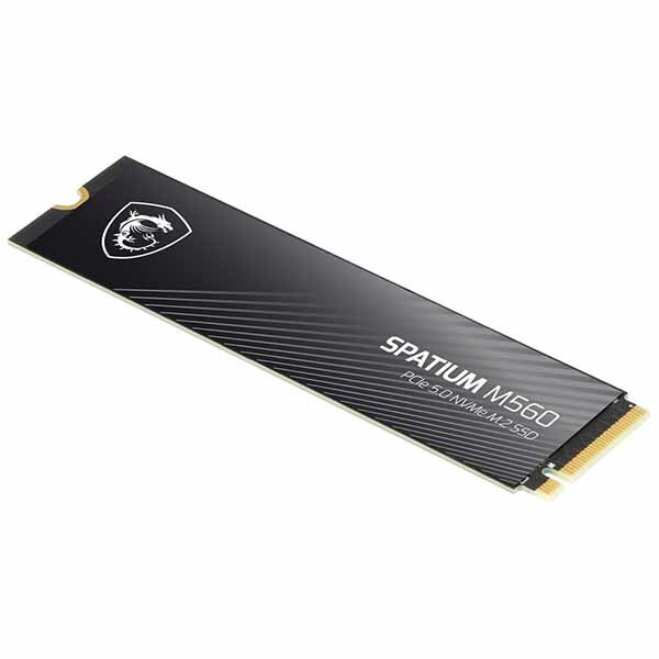 MSI SPATIUM M560 PCIe 5.0 NVMe M.2 容量2TB M.2(2280) 3D NAND｜SPATIUM M560 PCIe 5.0 NVMe M.2 2TB