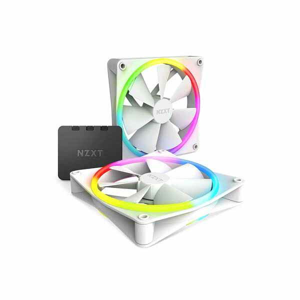 【訳あり】【アウトレット・在庫限り】 NZXT F140 RGB DUO TWIN PACK & RGB Controller [White] 140mmファン 2個パッケージ ホワイト｜RF-D14DF-W1（楽天・ASKダイレクト）